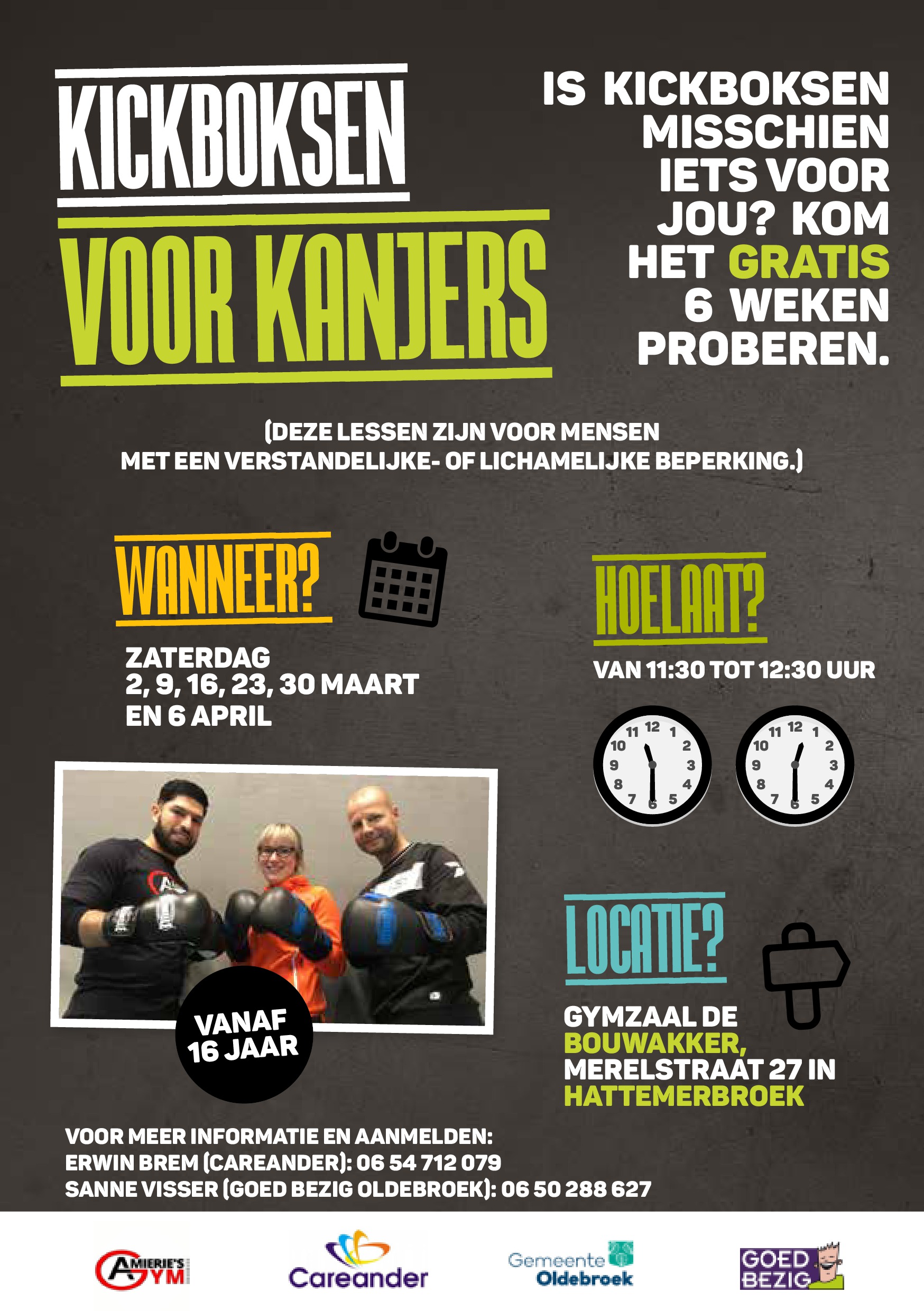 Flyer kickboksen